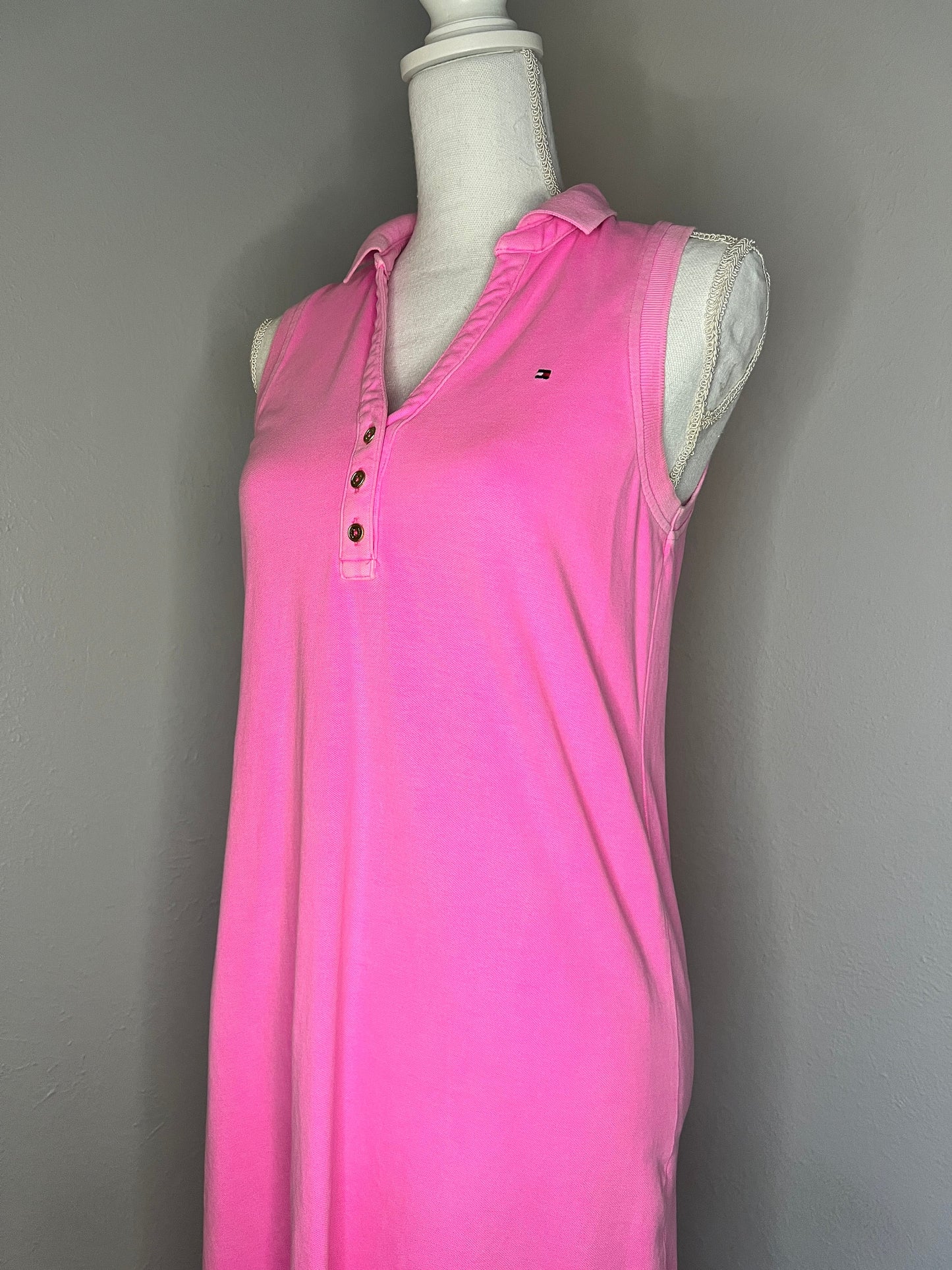 2K Vintage Tommy Hilfiger Polo Dress - S - Pink