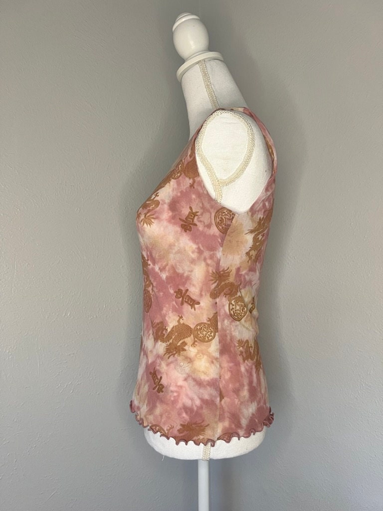 2K Vintage Sleeveless Top - Large - Pink