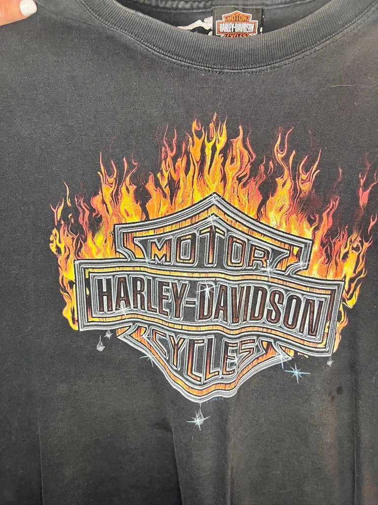 Y2K Harley Davidson Tee - M/L - Black