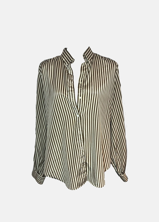 Vintage Blouse - M - Striped