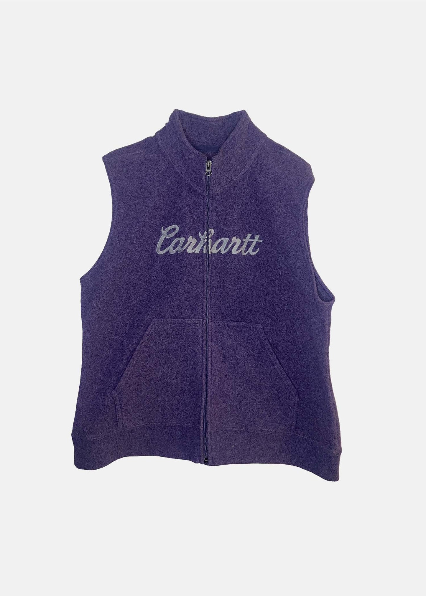 Carhartt Fleece Zip Vest - XL - Purple