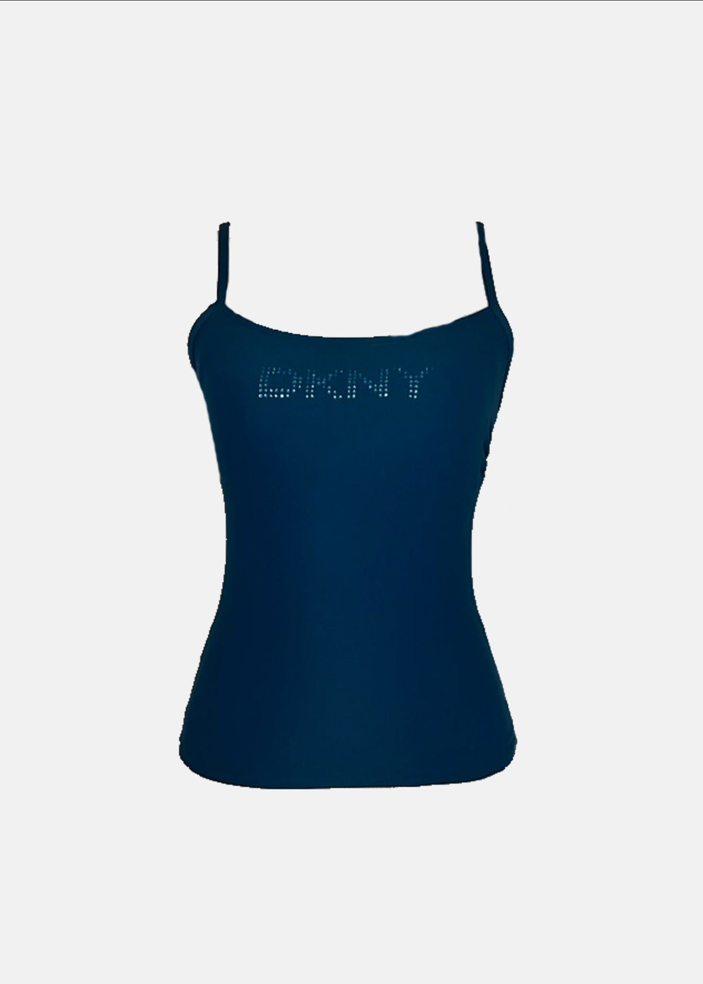 2K Vintage DKNY Jewel Tank - M/L - Blue